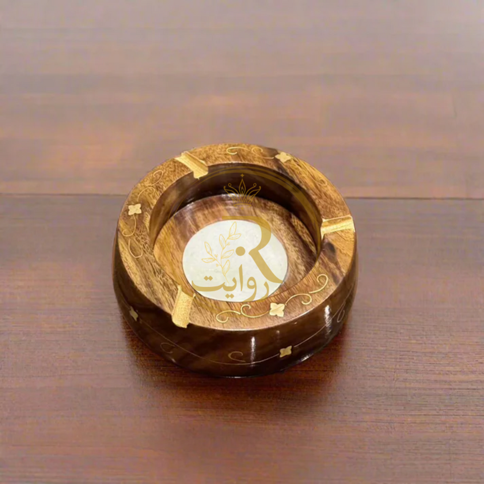 Handcrafted Wooden Ashtray – Durable & Stylish Smoking Accessory