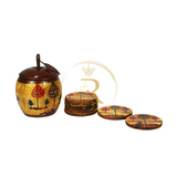 Chenille Wooden Sugar Pot – Handcrafted Kitchen & Table Decor
