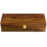 Handcrafted 5-Section Wooden Watch Box – Premium Wooden Top Lid Organizer