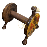Hand-Painted Wooden Kitchen Tissue Roll Stand | Decorative Paper Towel Holder