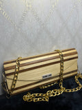 Handcrafted Wooden Clutch Purse for Women – Premium Natural Wood Evening Bag