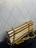 Handcrafted Wooden Clutch Purse for Women – Premium Natural Wood Evening Bag