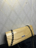 Handcrafted Wooden Clutch Purse for Women – Premium Natural Wood Evening Bag